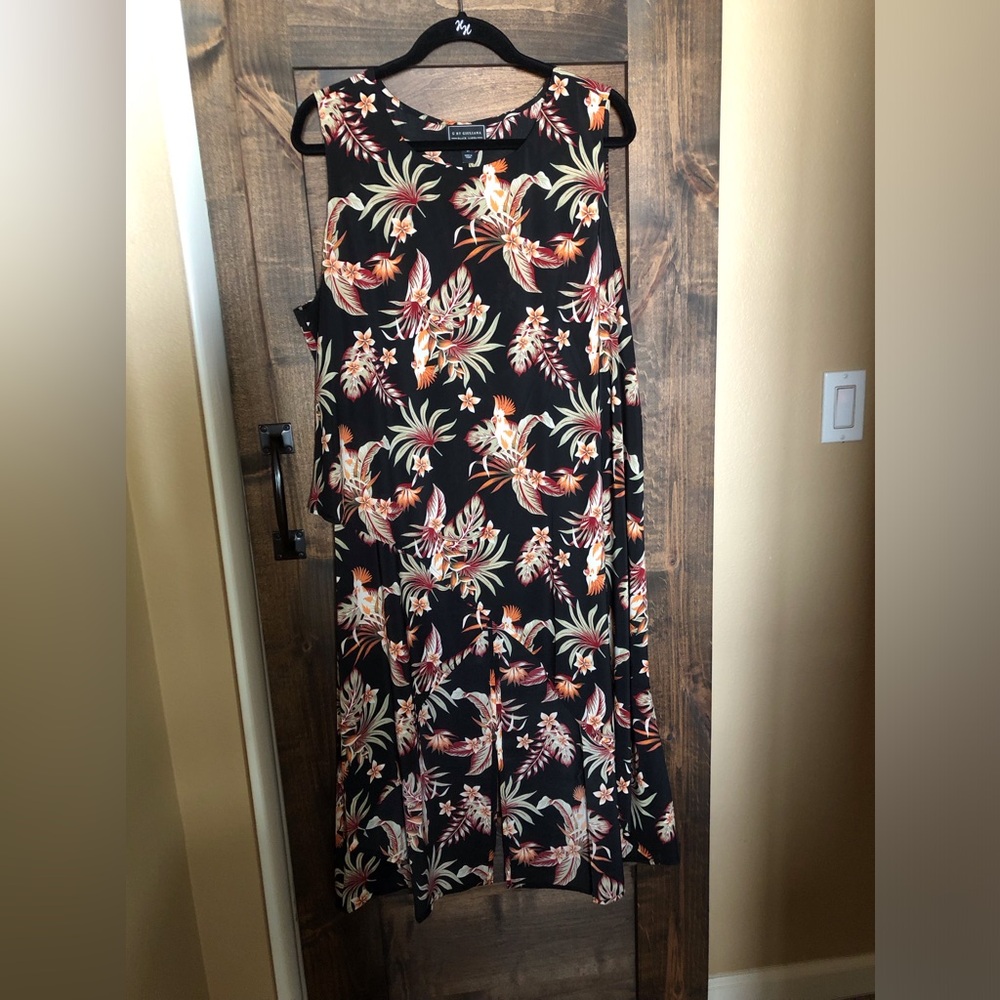 Woven hi-lo “drama” top by Giuliana Rancic